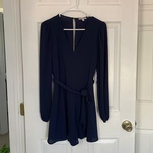 Charlotte Russe Navy Blue Romper